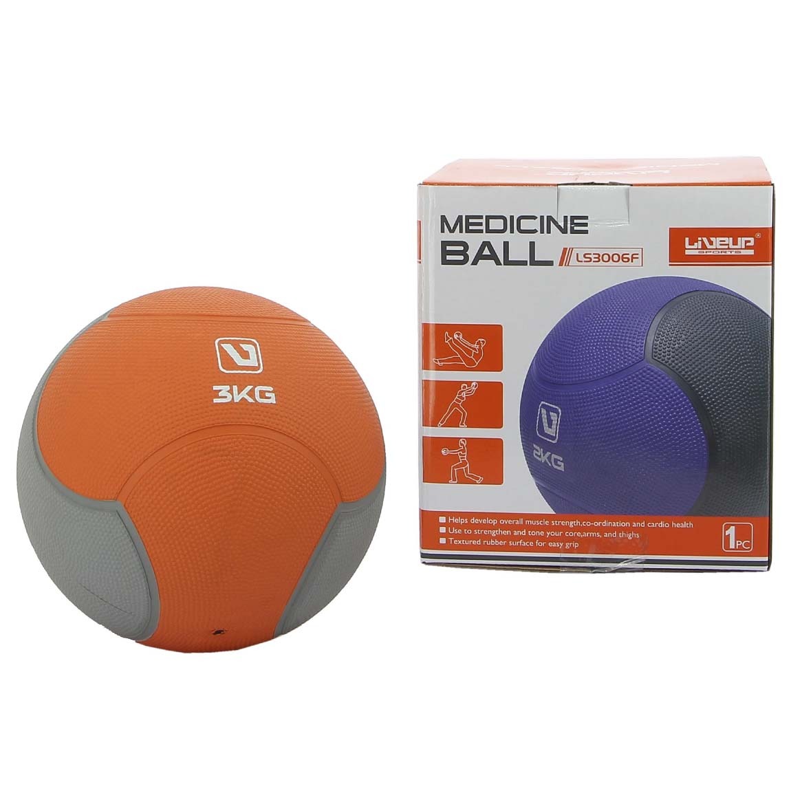Medicine Ball 3KG – Liveup Sports
