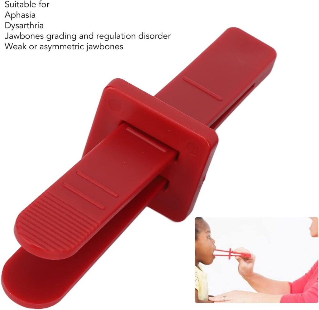 Jaw Bone Exerciser Professional Portable Masseter Trainer Tool for Aphasia Articulation Disorders.